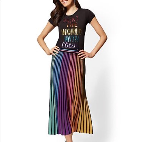 New York & Company Dresses & Skirts - New York and Company multi color skirt